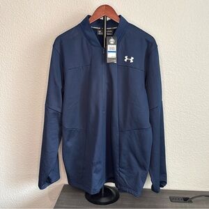 UNDER ARMOUR ColdGear 1/4 Zip Loose Fit Pullover Golf Fleece Sweater Men XL